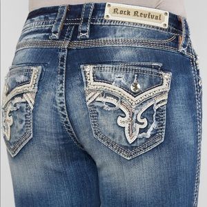 Rock Revival Mertie Easy Straight Stretch Jeans